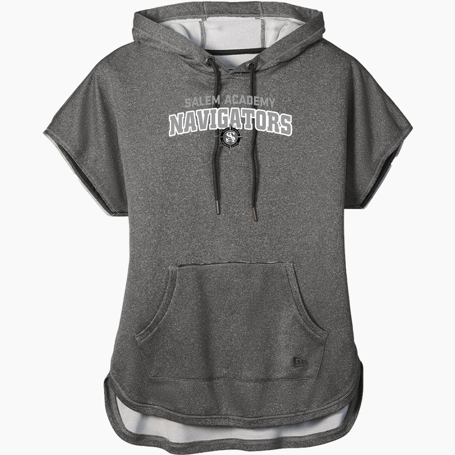SALEM ACADEMY Navigators <span class="pdp-name-mascot">SALEM ACADEMY Navigators</span> New Era Women's Performance Terry Short Sleeve Hoodie