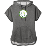 STEAMspark STEAMspark <span class="pdp-name-mascot">STEAMspark</span> New Era Women's Performance Terry Short Sleeve Hoodie Front Thumbnail