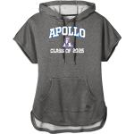 Apollo Eagles <span class="pdp-name-mascot">Apollo Eagles</span> New Era Women's Performance Terry Short Sleeve Hoodie Front Thumbnail