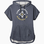 Camp Kawaga Sideline Store <span class="pdp-name-mascot">Camp Kawaga</span> New Era Women's Performance Terry Short Sleeve Hoodie Front Thumbnail
