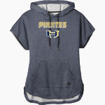 HIDALGO EARLY COLLEGE HIGH SCHOOL PIRATES <span class="pdp-name-mascot">HIDALGO EARLY COLLEGE PIRATES</span> New Era Women's Performance Terry Short Sleeve Hoodie Front Thumbnail