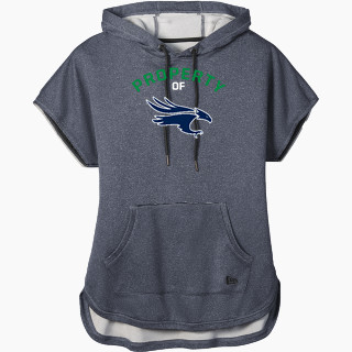 New Era Women's Performance Terry Short Sleeve Hoodie