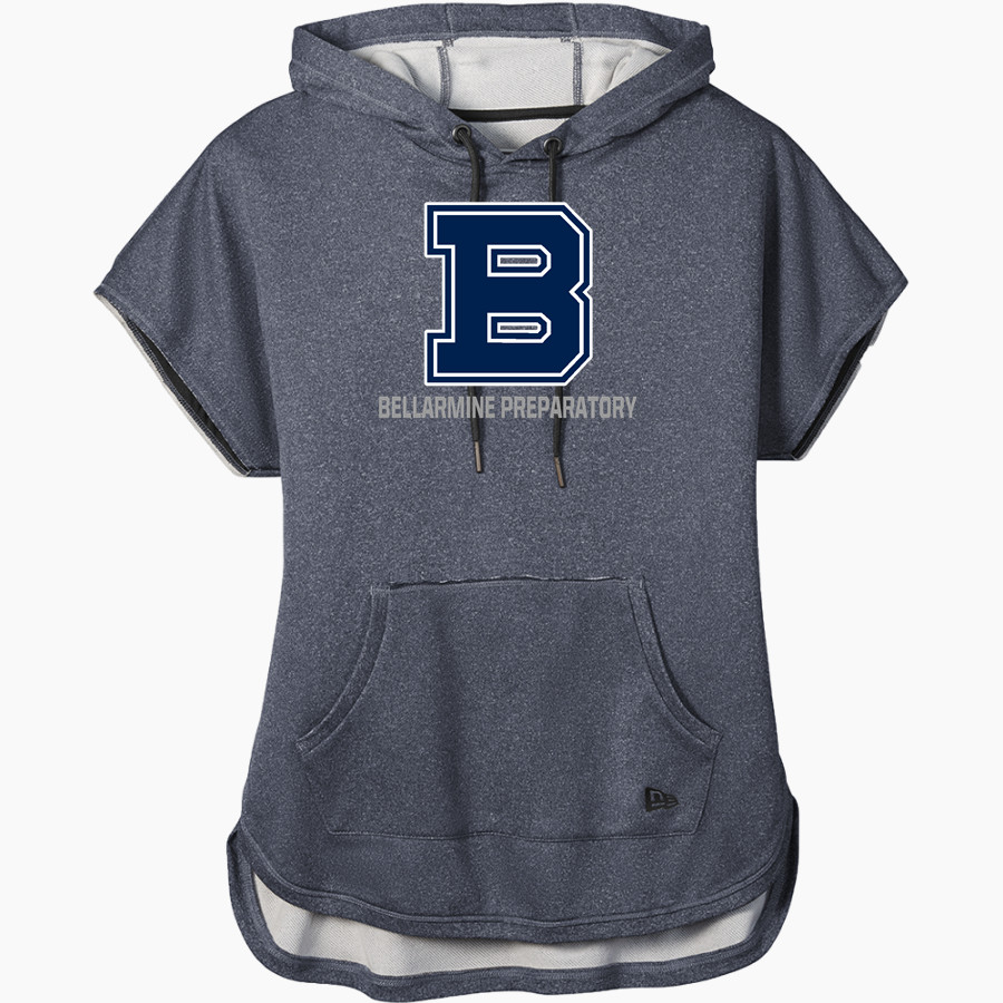 BELLARMINE PREPARATORY SCHOOL LIONS <span class="pdp-name-mascot">BELLARMINE PREPARATORY LIONS</span> New Era Women's Performance Terry Short Sleeve Hoodie
