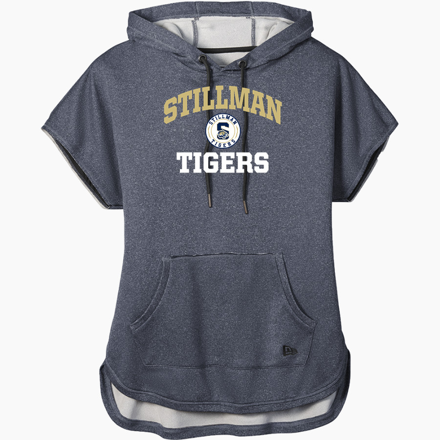 Stillman Tigers <span class="pdp-name-mascot">Stillman College Tigers</span> New Era Women's Performance Terry Short Sleeve Hoodie