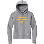 Rochester YellowJackets <span class="pdp-name-mascot">University of Rochester Athletics</span> New Era Women's Comeback Fleece Pullover Hoodie Front Thumbnail
