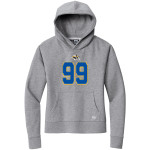 EAST BOSTON HIGH SCHOOL JETS <span class="pdp-name-mascot">EAST BOSTON JETS</span> New Era Women's Comeback Fleece Pullover Hoodie Front Thumbnail