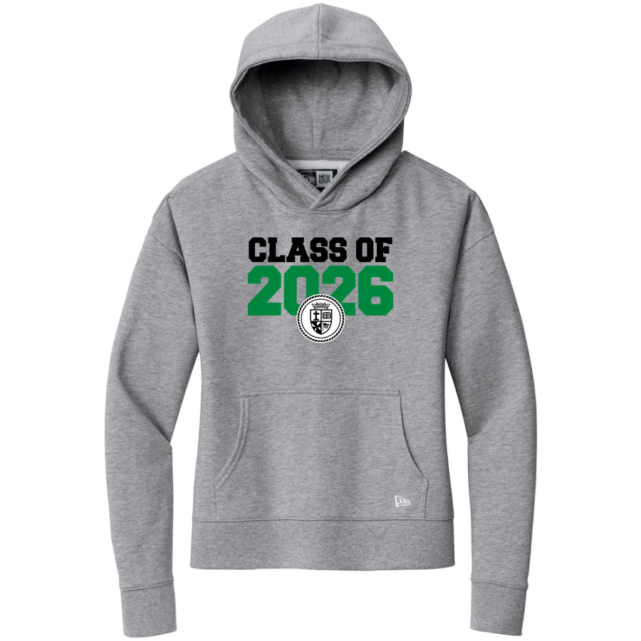 SAINT EDWARD HIGH SCHOOL GREEN WAVE <span class="pdp-name-mascot">SAINT EDWARD GREEN WAVE</span> New Era Women's Comeback Fleece Pullover Hoodie