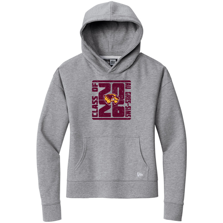 Au Gres-Sims HIGH SCHOOL WOLVERINES <span class="pdp-name-mascot">AU GRES - SIMS WOLVERINES</span> New Era Women's Comeback Fleece Pullover Hoodie