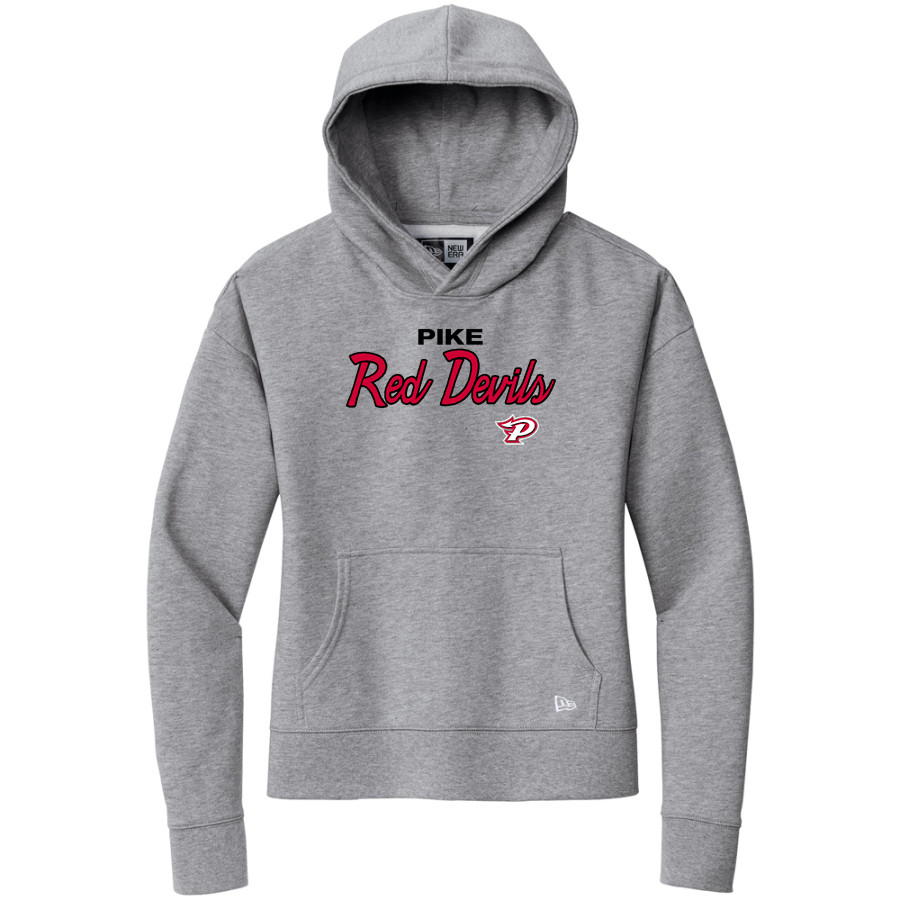 Pike Red Devils New Era Women's Comeback Fleece Pullover Hoodie