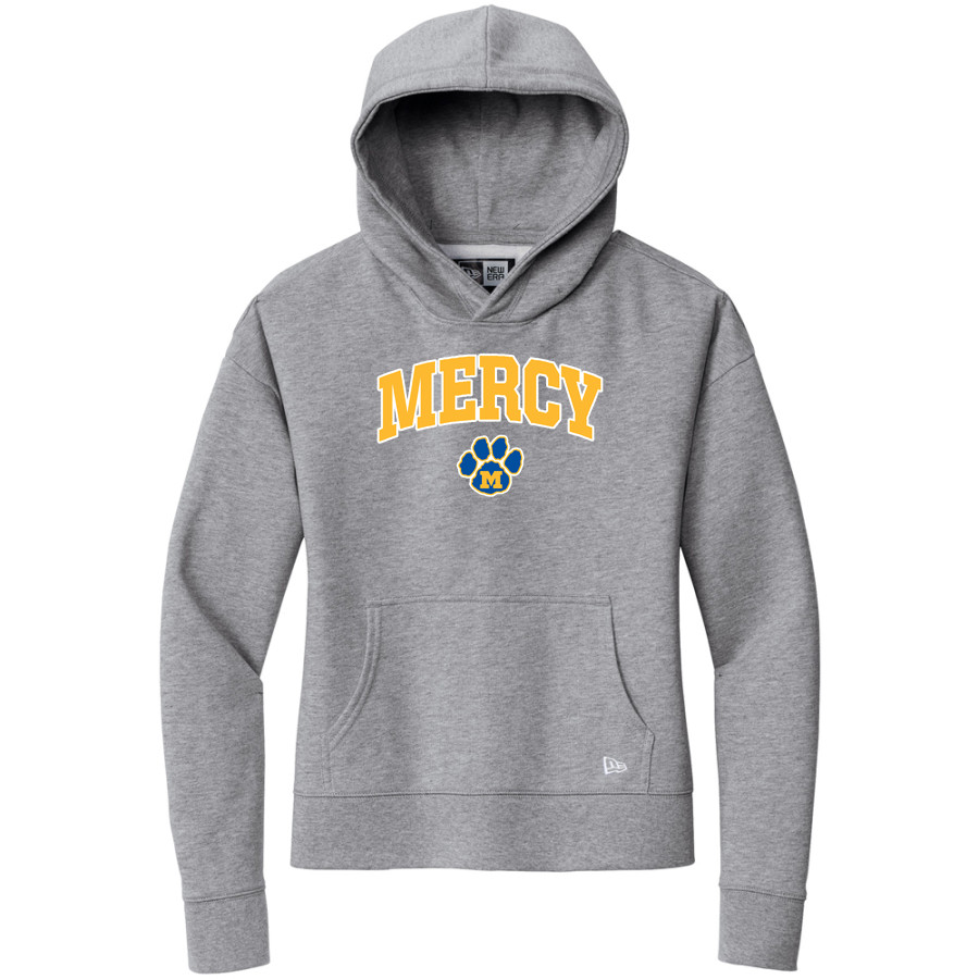 Mercy High School Tigers Online Store New Era Women's Comeback Fleece Pullover Hoodie