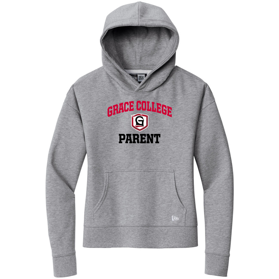 Grace College Lancers New Era Women's Comeback Fleece Pullover Hoodie