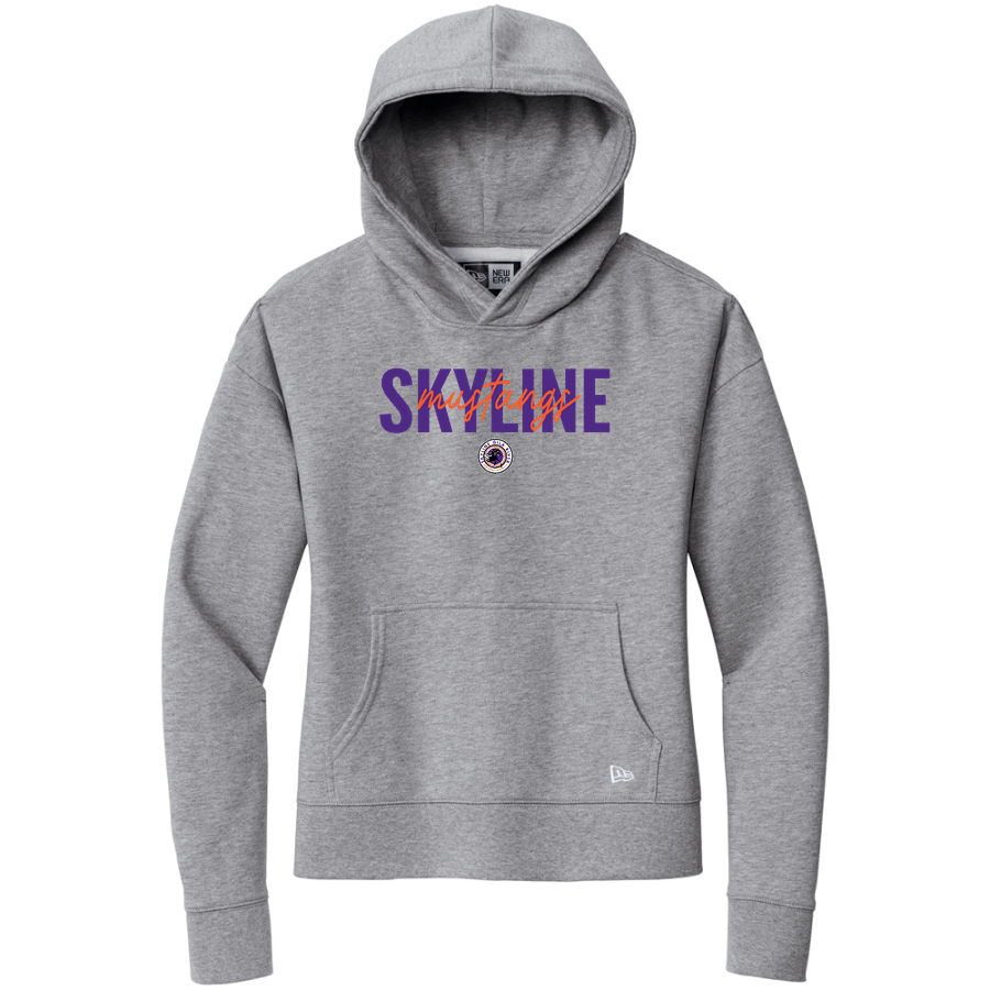 Skyline Gila River Mustangs <span class="pdp-name-mascot">Skyline Mustangs</span> New Era Women's Comeback Fleece Pullover Hoodie