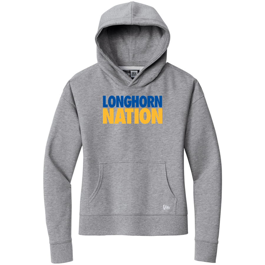 DIME BOX HIGH SCHOOL LONGHORNS <span class="pdp-name-mascot">DIME BOX LONGHORNS</span> New Era Women's Comeback Fleece Pullover Hoodie