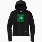 AZ Compass DRAGONS New Era Women's Comeback Fleece Pullover Hoodie Front Thumbnail