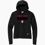 TROTWOOD-MADISON HIGH SCHOOL RAMS <span class="pdp-name-mascot">TROTWOOD - MADISON RAMS</span> New Era Women's Comeback Fleece Pullover Hoodie Front Thumbnail