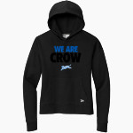 Crow Tigers <span class="pdp-name-mascot">Crow Middle School Tigers</span> New Era Women's Comeback Fleece Pullover Hoodie Front Thumbnail