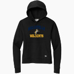 BELLEVILLE HIGH SCHOOL WILDCATS <span class="pdp-name-mascot">BELLEVILLE WILDCATS</span> New Era Women's Comeback Fleece Pullover Hoodie Front Thumbnail