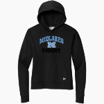 MIDLAKES HIGH SCHOOL SCREAMING EAGLES <span class="pdp-name-mascot">MIDLAKES SCREAMING EAGLES</span> New Era Women's Comeback Fleece Pullover Hoodie Front Thumbnail