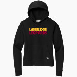 Lakeridge Leopards New Era Women's Comeback Fleece Pullover Hoodie Front Thumbnail