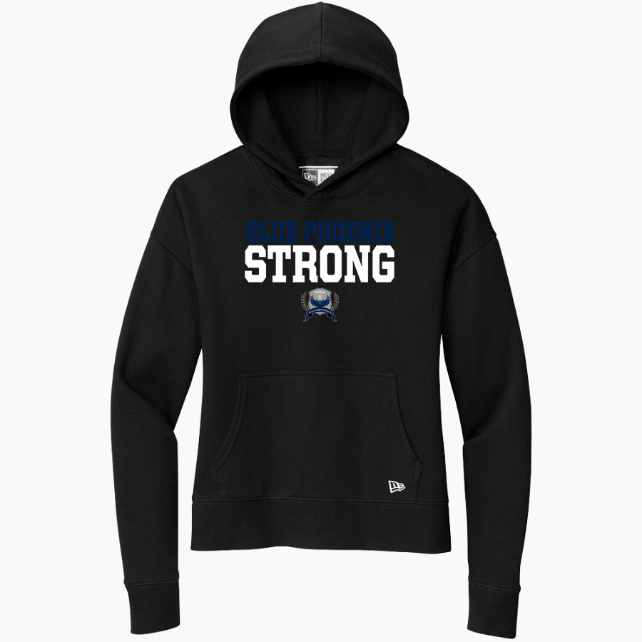 STEM Innovation Academy of the Oranges we rise together <span class="pdp-name-mascot">STEM Phoenix</span> New Era Women's Comeback Fleece Pullover Hoodie