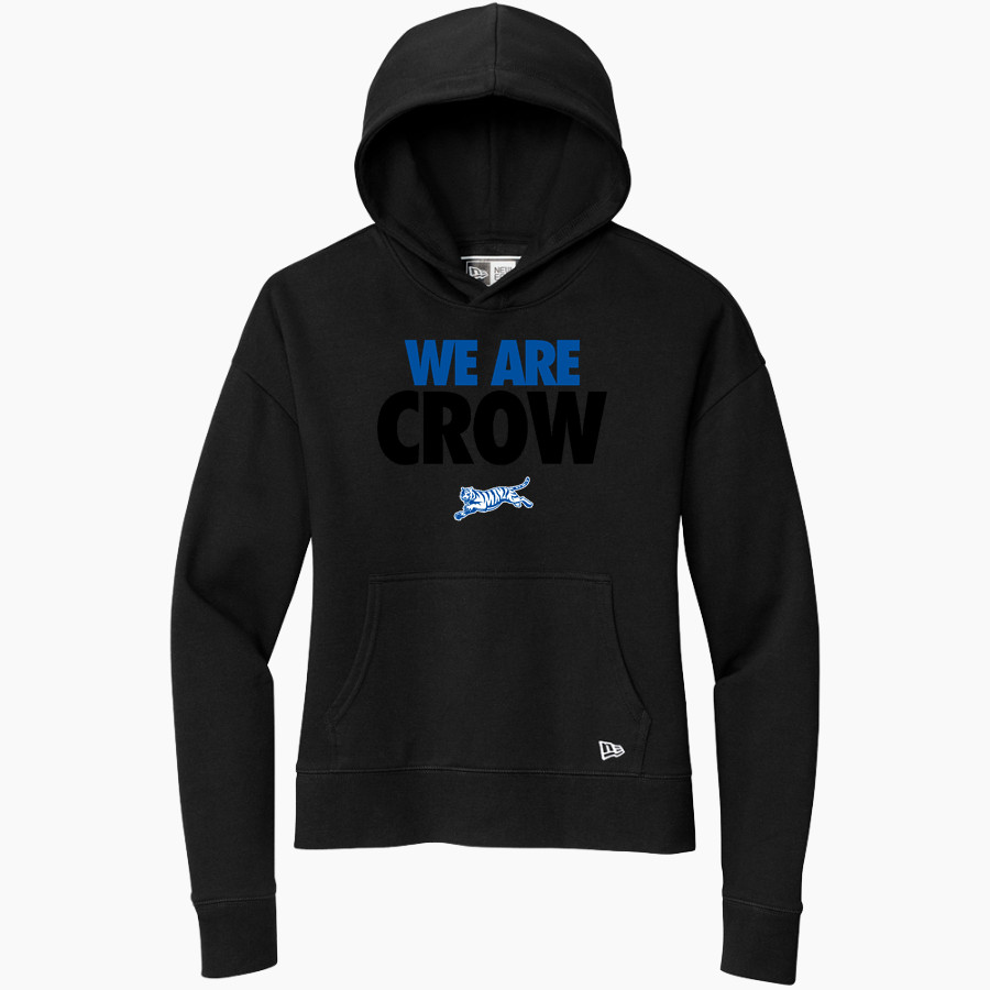 Crow Tigers <span class="pdp-name-mascot">Crow Middle School Tigers</span> New Era Women's Comeback Fleece Pullover Hoodie
