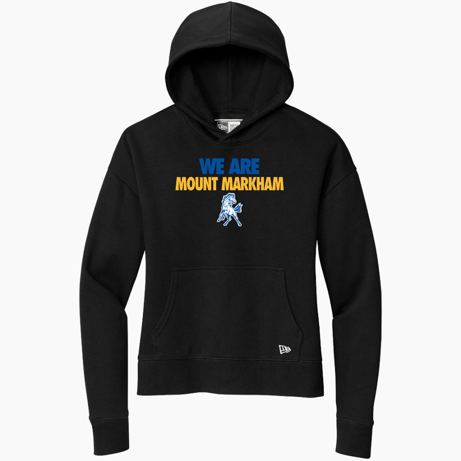 MOUNT MARKHAM HIGH SCHOOL MUSTANGS <span class="pdp-name-mascot">MOUNT MARKHAM MUSTANGS</span> New Era Women's Comeback Fleece Pullover Hoodie