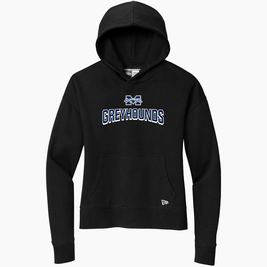 Moravian University Greyhounds <span class="pdp-name-mascot">Moravian University Greyhounds</span> New Era Women's Comeback Fleece Pullover Hoodie