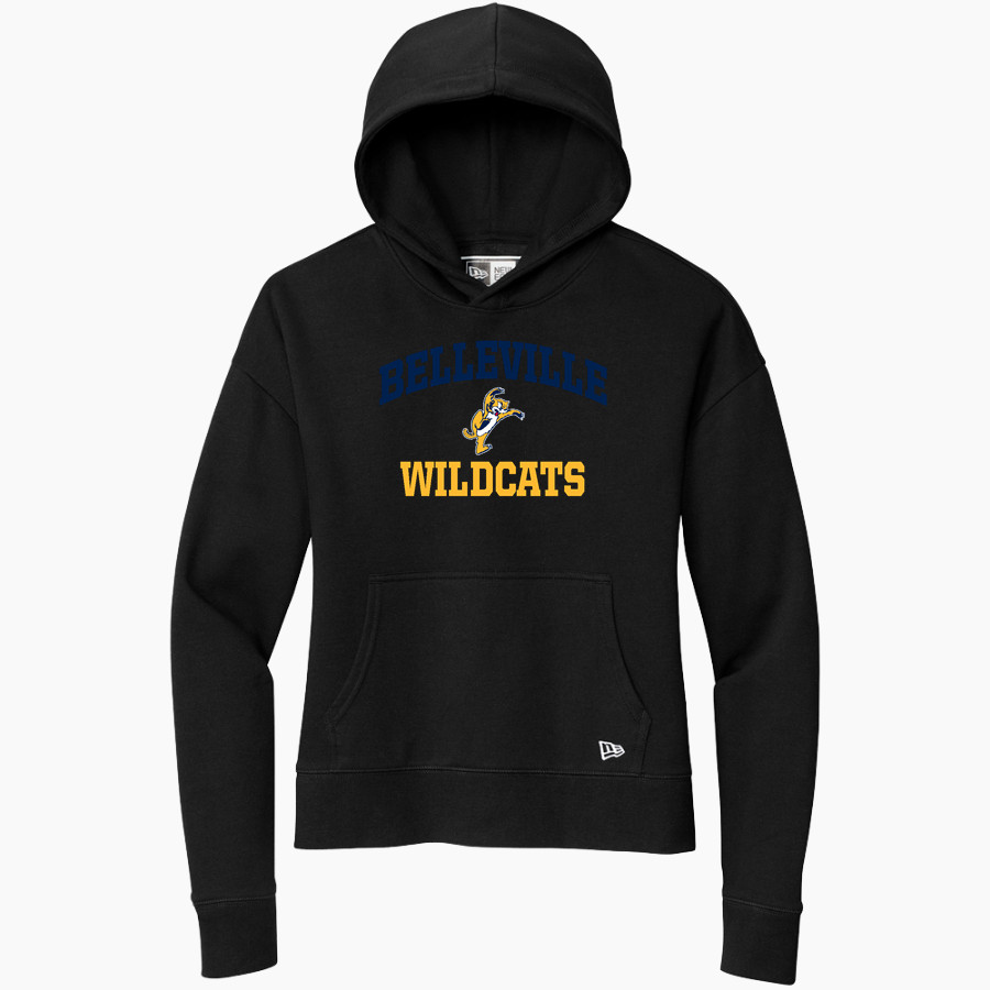 BELLEVILLE HIGH SCHOOL WILDCATS <span class="pdp-name-mascot">BELLEVILLE WILDCATS</span> New Era Women's Comeback Fleece Pullover Hoodie