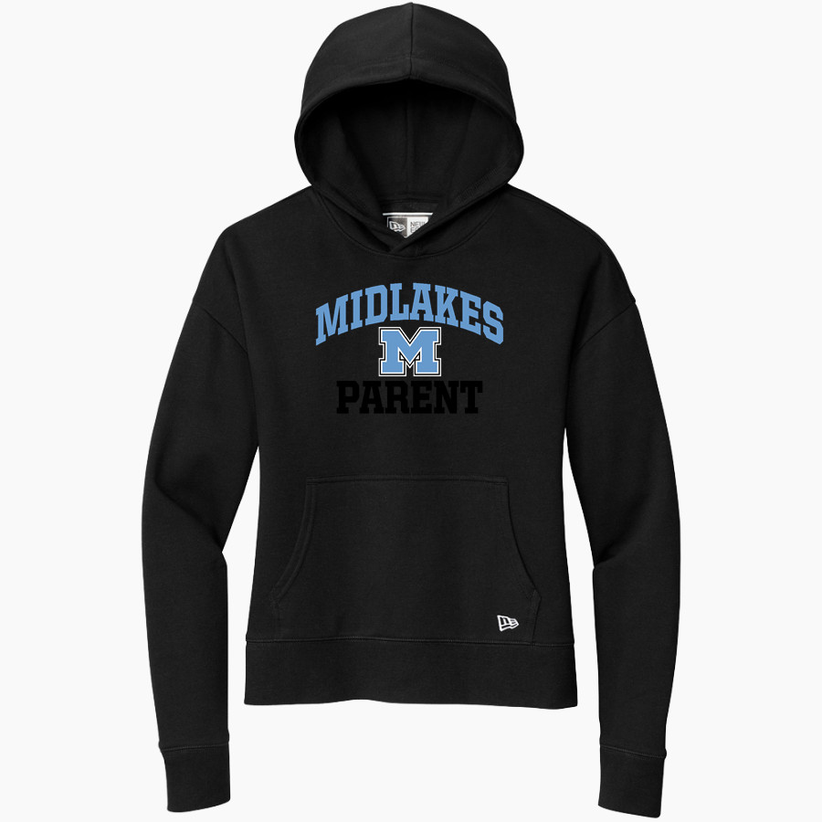 MIDLAKES HIGH SCHOOL SCREAMING EAGLES <span class="pdp-name-mascot">MIDLAKES SCREAMING EAGLES</span> New Era Women's Comeback Fleece Pullover Hoodie