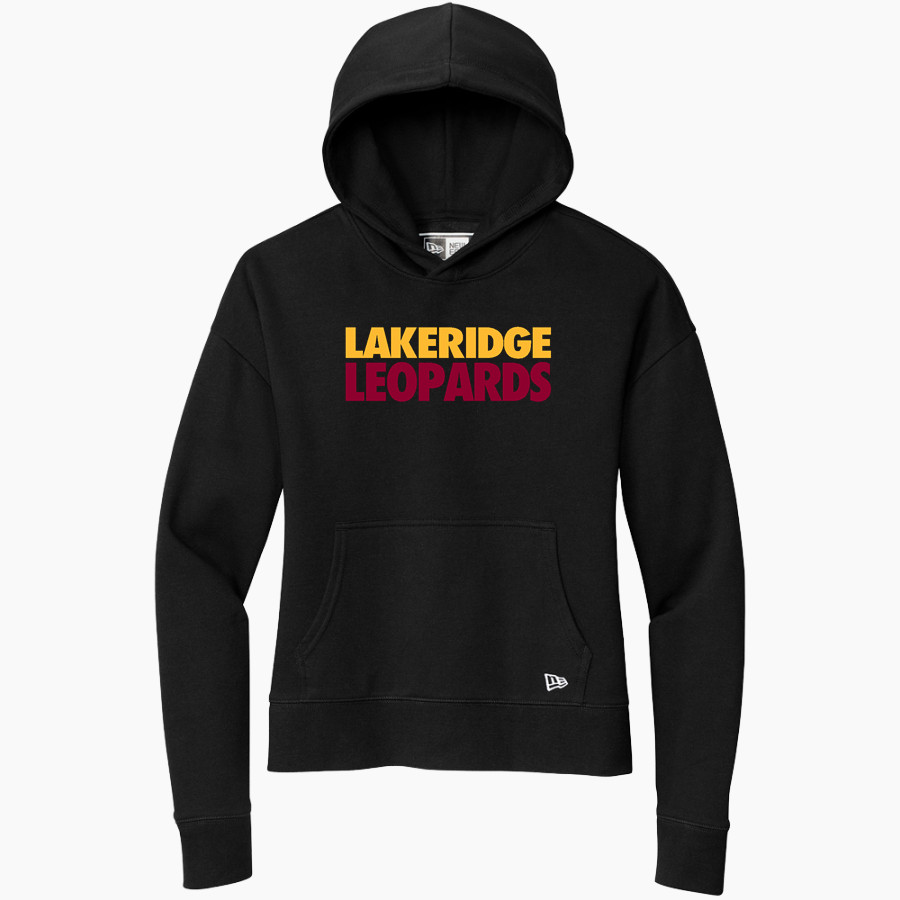 Lakeridge Leopards New Era Women's Comeback Fleece Pullover Hoodie