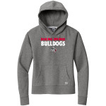 Boiling Springs Middle School bulldogs offical sideline store <span class="pdp-name-mascot">Boiling Springs Bulldogs</span> New Era Women's Comeback Fleece Pullover Hoodie Front Thumbnail