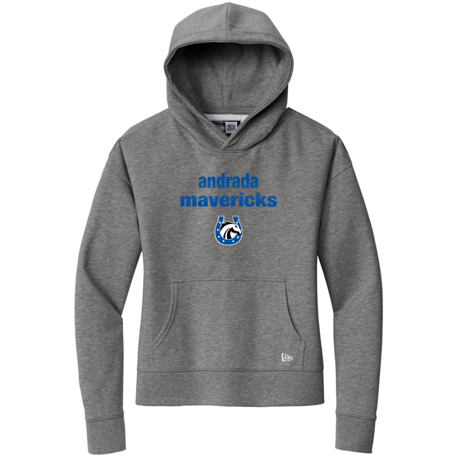 Andrada Mavericks Online Store New Era Women's Comeback Fleece Pullover Hoodie