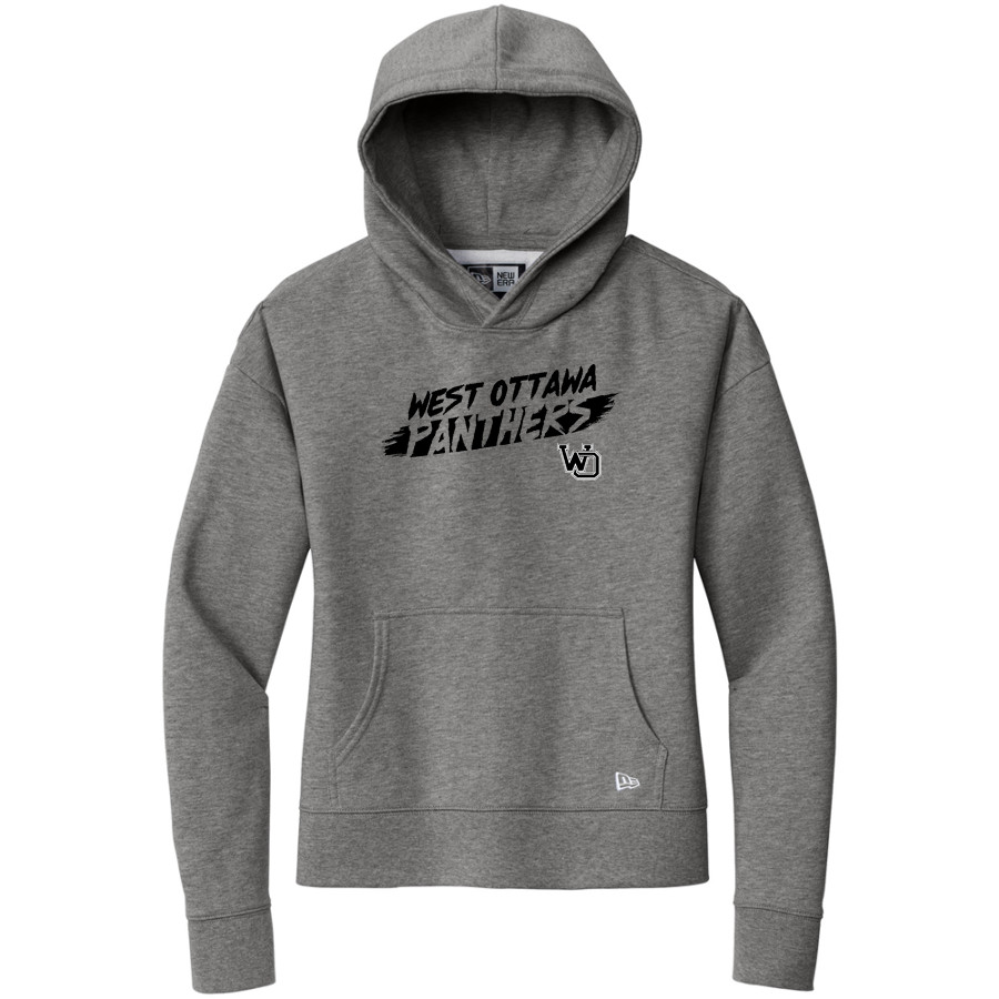 West Ottawa Panthers <span class="pdp-name-mascot">West Ottawa Panthers</span> New Era Women's Comeback Fleece Pullover Hoodie