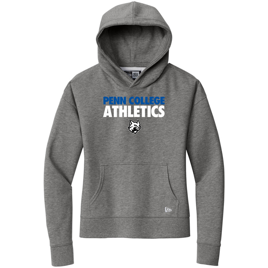 Penn College Wildcats Online Store <span class="pdp-name-mascot">Penn College Wildcats</span> New Era Women's Comeback Fleece Pullover Hoodie