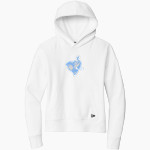 Tufts Jumbos <span class="pdp-name-mascot">Tufts University Jumbos</span> New Era Women's Comeback Fleece Pullover Hoodie Front Thumbnail