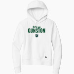 Gunston Herons <span class="pdp-name-mascot">Gunston Herons</span> New Era Women's Comeback Fleece Pullover Hoodie Front Thumbnail