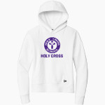 Holy Cross Crusaders <span class="pdp-name-mascot">Holy Cross School Crusaders</span> New Era Women's Comeback Fleece Pullover Hoodie Front Thumbnail