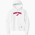 BISHOP DUNNE FALCONS New Era Women's Comeback Fleece Pullover Hoodie Front Thumbnail