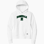 Zionsville Eagles <span class="pdp-name-mascot">Zionsville Eagles</span> New Era Women's Comeback Fleece Pullover Hoodie Front Thumbnail