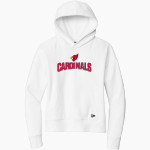 Livingston County Cardinals <span class="pdp-name-mascot">Livingston County Cardinals</span> New Era Women's Comeback Fleece Pullover Hoodie Front Thumbnail