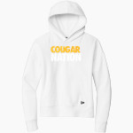 Goldsboro Cougars <span class="pdp-name-mascot">Goldsboro Cougars</span> New Era Women's Comeback Fleece Pullover Hoodie Front Thumbnail