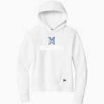 HAMPTON HIGH SCHOOL BULLDOGS <span class="pdp-name-mascot">HAMPTON BULLDOGS</span> New Era Women's Comeback Fleece Pullover Hoodie Front Thumbnail