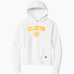 CLINTON HIGH SCHOOL YELLOWJACKETS New Era Women's Comeback Fleece Pullover Hoodie Front Thumbnail