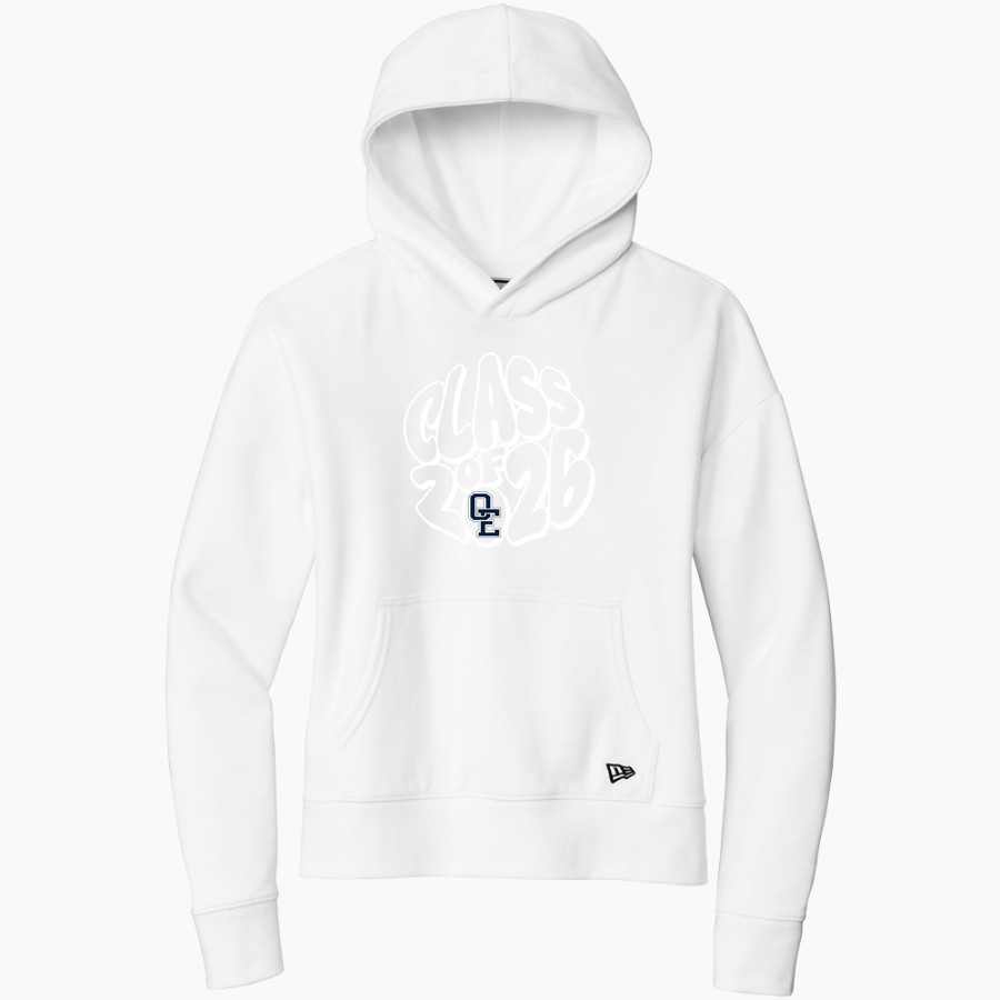 Oswego East Wolves <span class="pdp-name-mascot">Oswego East Wolves</span> New Era Women's Comeback Fleece Pullover Hoodie