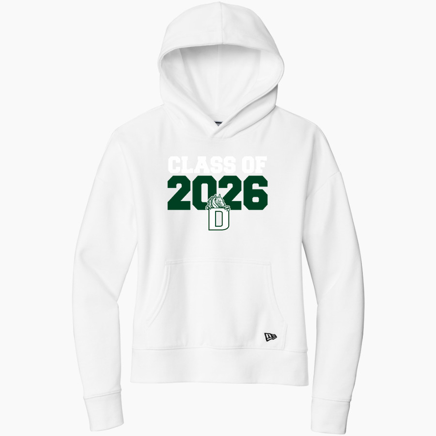 Delphian Dragons New Era Women's Comeback Fleece Pullover Hoodie