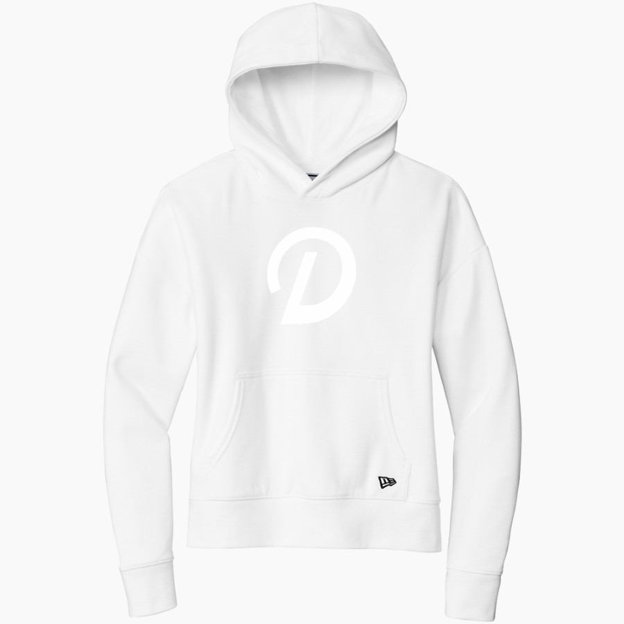 Delta College Pioneers New Era Women's Comeback Fleece Pullover Hoodie