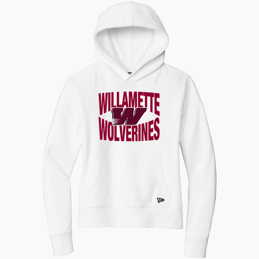 Willamette Wolverines <span class="pdp-name-mascot">Willamette Wolverines</span> New Era Women's Comeback Fleece Pullover Hoodie