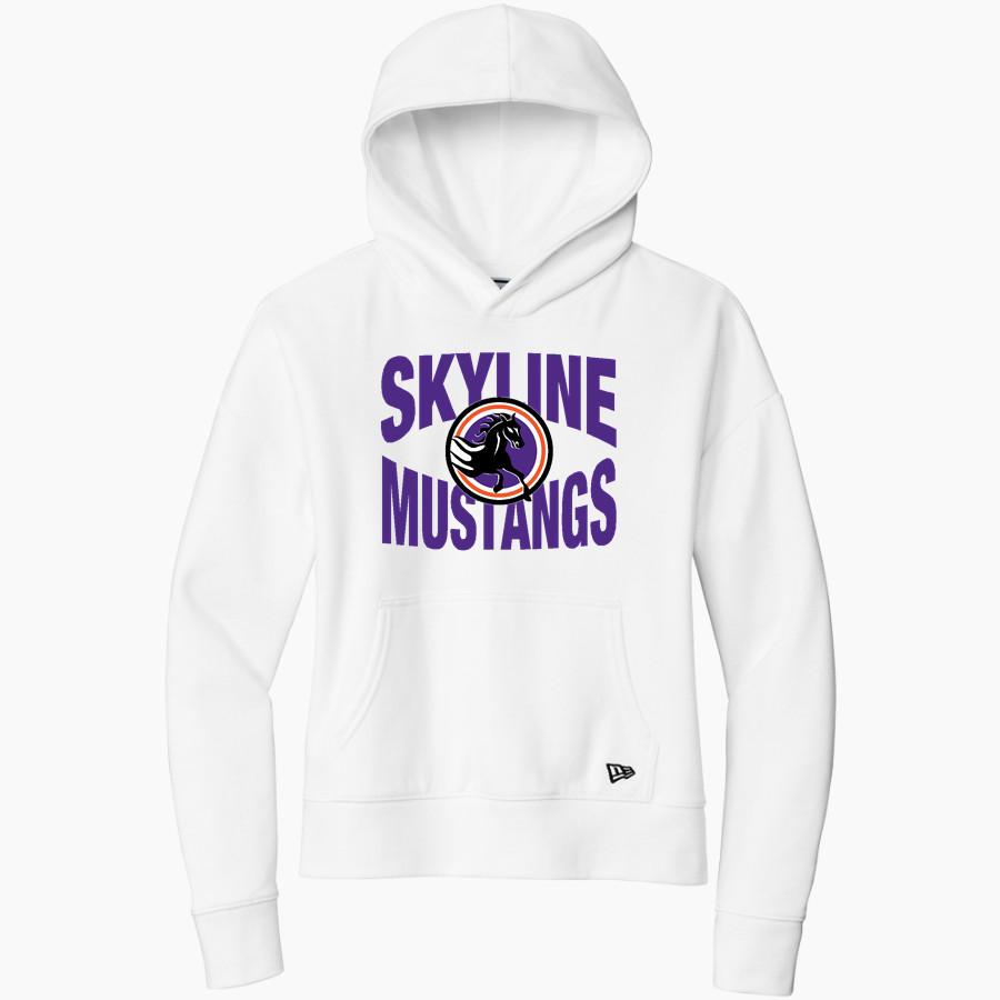 Skyline Gila River Mustangs <span class="pdp-name-mascot">Skyline Mustangs</span> New Era Women's Comeback Fleece Pullover Hoodie