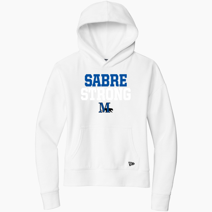 Marian SABRES <span class="pdp-name-mascot">Marian University SABRES</span> New Era Women's Comeback Fleece Pullover Hoodie