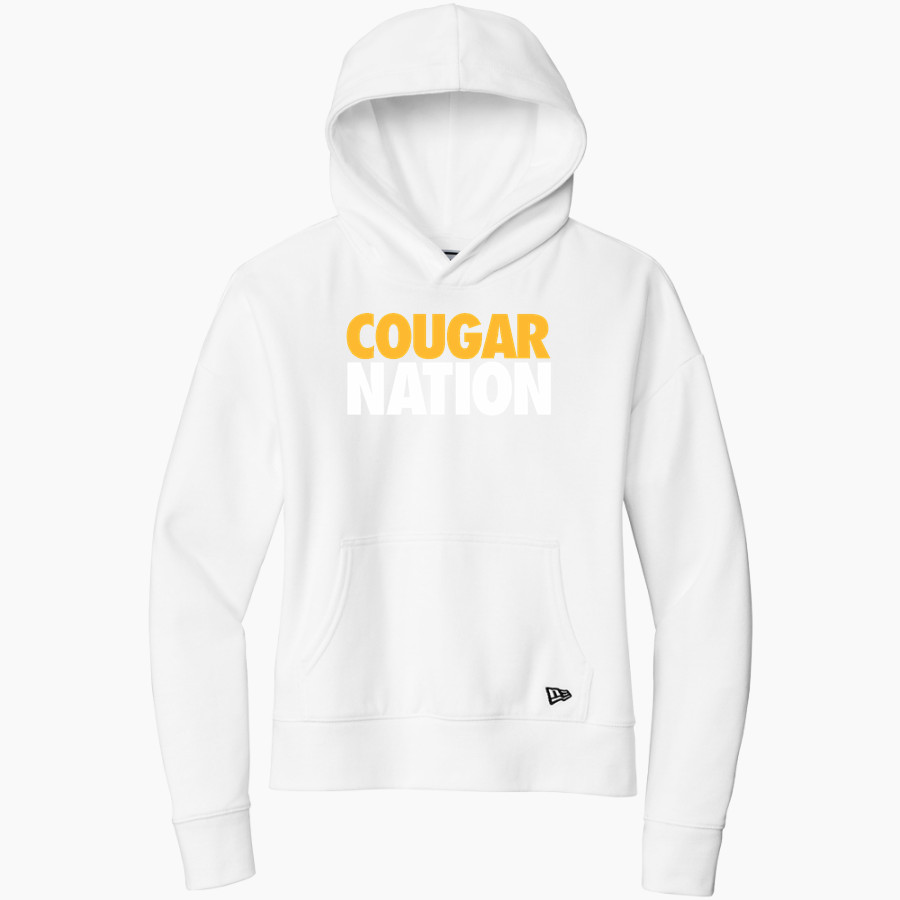 Goldsboro Cougars <span class="pdp-name-mascot">Goldsboro Cougars</span> New Era Women's Comeback Fleece Pullover Hoodie